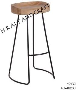 Metal Base High Bar Stool