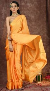 Orange Chiffon Saree