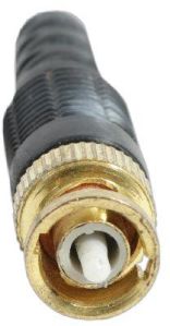 BNC Plug WIth Golden Colour