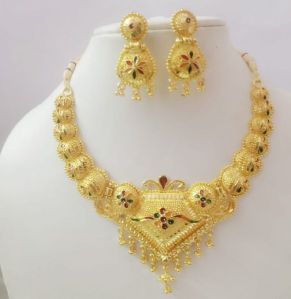 Gold Necklace Set