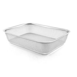 Stainless Steel Rectangular Fridge Basket