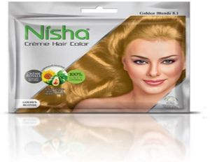 Nisha Crme Golden Blonde Hair Color