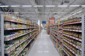 super market shelving