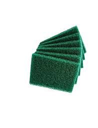 green scrubbing pad