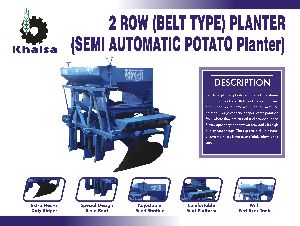 Semi Automatic Belt Type Potato Planter