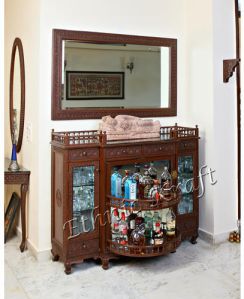 Teakwood Bar Cabinet