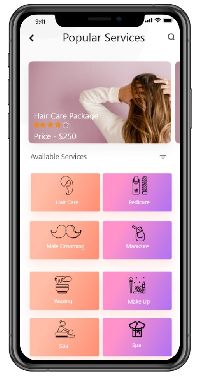 Beauty On Demand Service App Development
