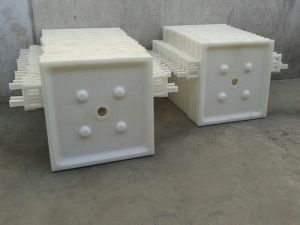 Plastic White Ceramic Filter Plate