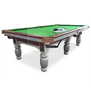 White pool table