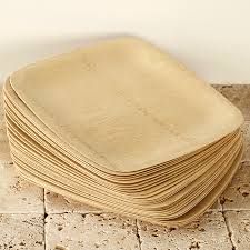 Disposable bamboo plates