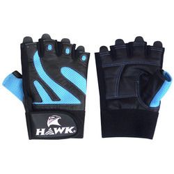 Leather Black Cycling Gloves