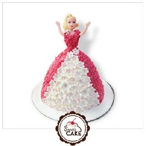 Pineapple Barbie Doll Cake