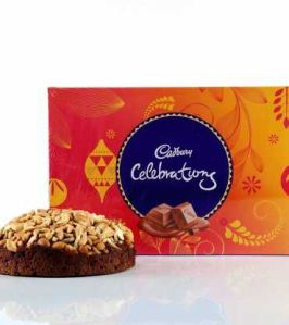 Cashew Cake & Cadbury Celebrations Combo