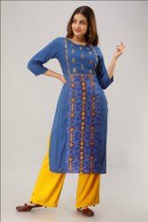 Embroidered Cotton Kurtis