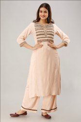 Embroidered Rayon Kurti