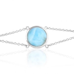 Larimar Bracelet (LAR-11-11RD)