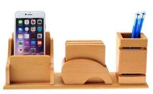 Wood Table Accessory Desk Organizer JMD