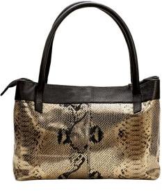 Heyzy Python Gold Tote Bag