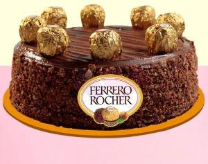 Ferrero Rochers Chocolate Cake