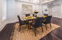 Warm Dining Room Interior Designing