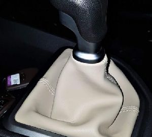 Leather Car Gear Lever Cover