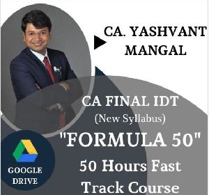 formula 50 ca final idt fast track course