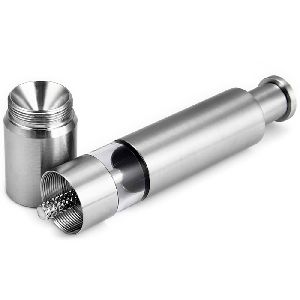 stainless steel pepper mill