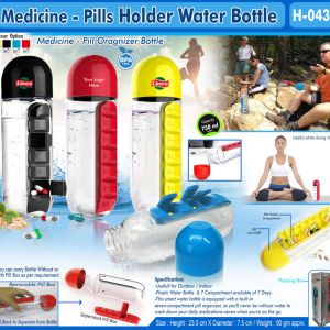 Pills Shaped Water Bottle Holder