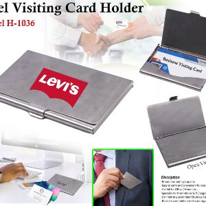 Steel Visiting Card Holder