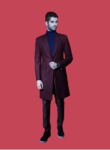 Fiery Red Overcoat