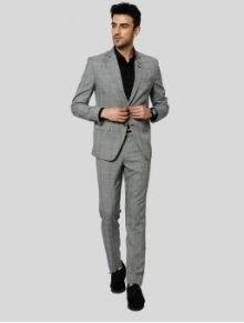 Grey Glencheck Suit