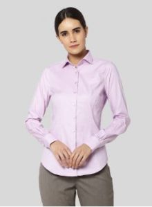 Pink Twill Dobby Shirt