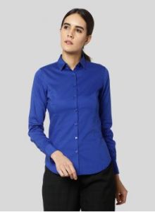 The Royal Blue Solid Shirt