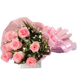 Pretty Pink Roses Bouquet