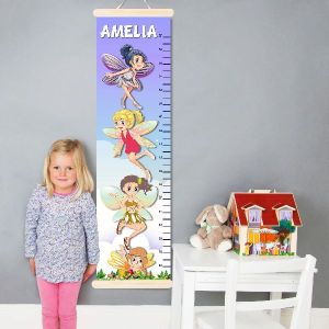 Personalized Unicorn Themed Growth Chart