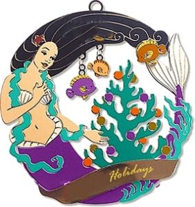 MERMAID INSPIRED CHRISTMAS ORNAMENTS