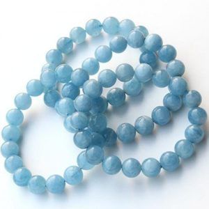 Aquamarine stone beads