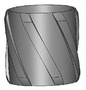 Steel Spiral Blade Solid Rigid Centralizer