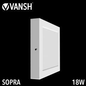 18W Sopra Square Shape Aluminium Housing Surface Panel