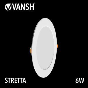 6W Stretta Circular Ultra Slim Recessed Panel