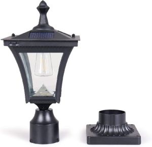 solar post light