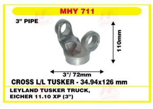 MHY 711 Stub Ball Half Yoke End