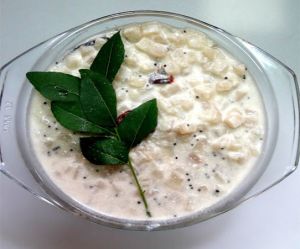 Banana Stem Buttermilk Curry