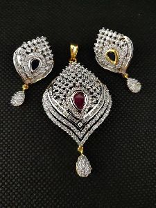 American Diamond Locket Sets