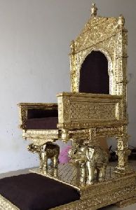 Brass Antique Chair