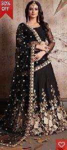 silk lehenga