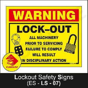 Lockout Signs