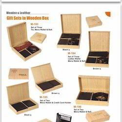 Brown Wooden Gift Sets