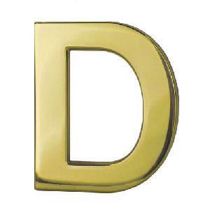 brass letter