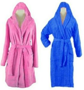 hooded bathrobes